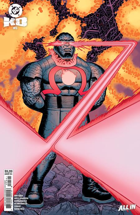 DC K.O. #5 (OF 5) CVR H STEVE SKROCE DARKSEID CARD STOCK VAR