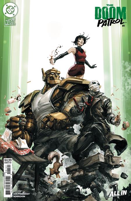 DOOM PATROL #1 CVR B CLAYTON CRAIN CARD STOCK VAR