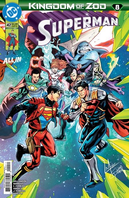 SUPERMAN #42 CVR A LUCAS MEYER CONNECTING (KINGDOM OF ZOD)