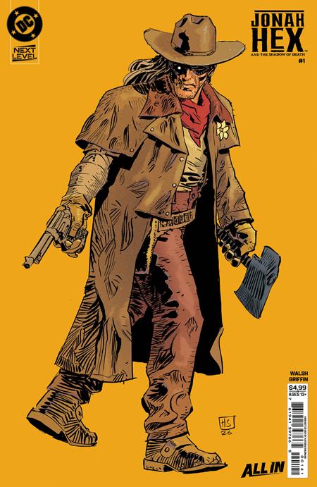JONAH HEX AND THE SHADOW OF DEATH #1 (OF 6) CVR D HAYDEN SHERMAN NEXT LEVEL CARD STOCK VAR
