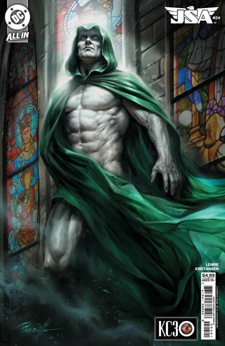 JSA #24 CVR C LUCIO PARILLO KINGDOM COME 30TH ANNIVERSARY CARD STOCK VAR