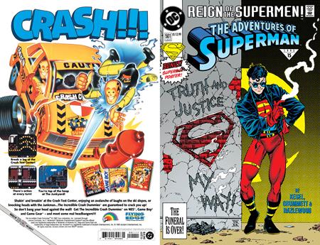 ADVENTURES OF SUPERMAN #501 FACSIMILE EDITION CVR A TOM GRUMMETT