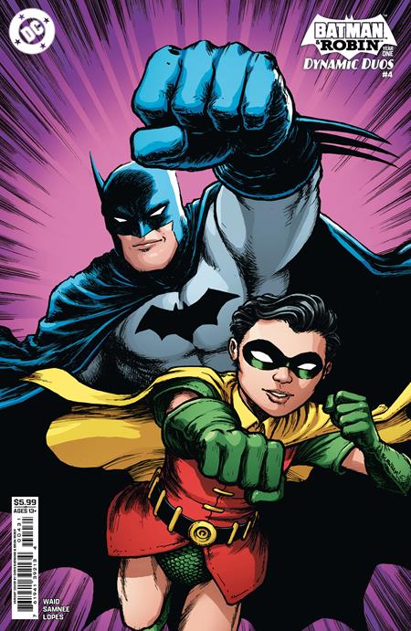 BATMAN & ROBIN YEAR ONE DYNAMIC DUOS #4 (OF 12) CVR C CHRIS BURNHAM CARD STOCK VAR