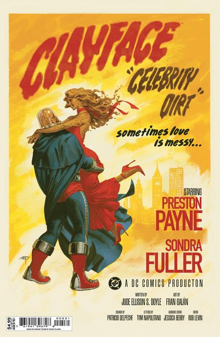 CLAYFACE CELEBRITY DIRT #5 (OF 6) CVR C DAVID TALASKI CARD STOCK VAR