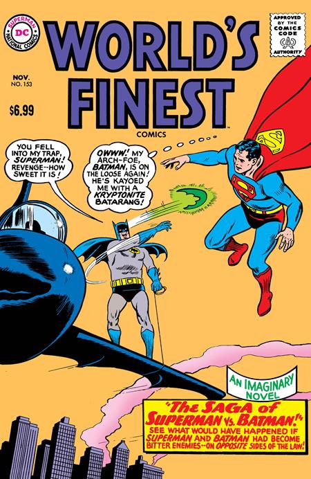 WORLDS FINEST COMICS #153 FACSIMILE EDITION CVR C CURT SWAN FOIL VAR