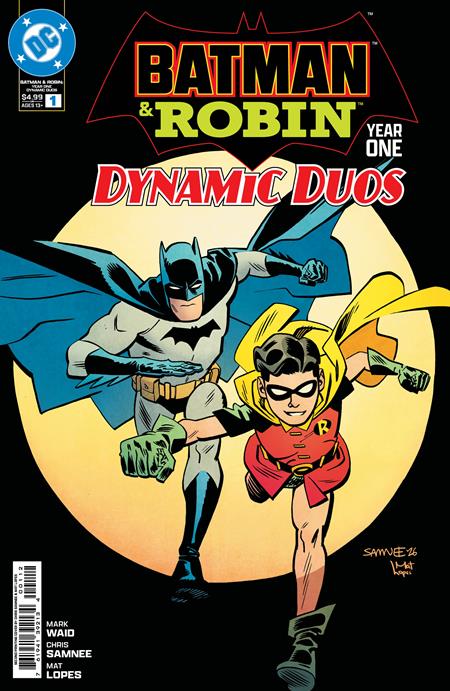 BATMAN & ROBIN YEAR ONE DYNAMIC DUOS #1 (OF 12) Second Printing Cvr A Chris Samnee