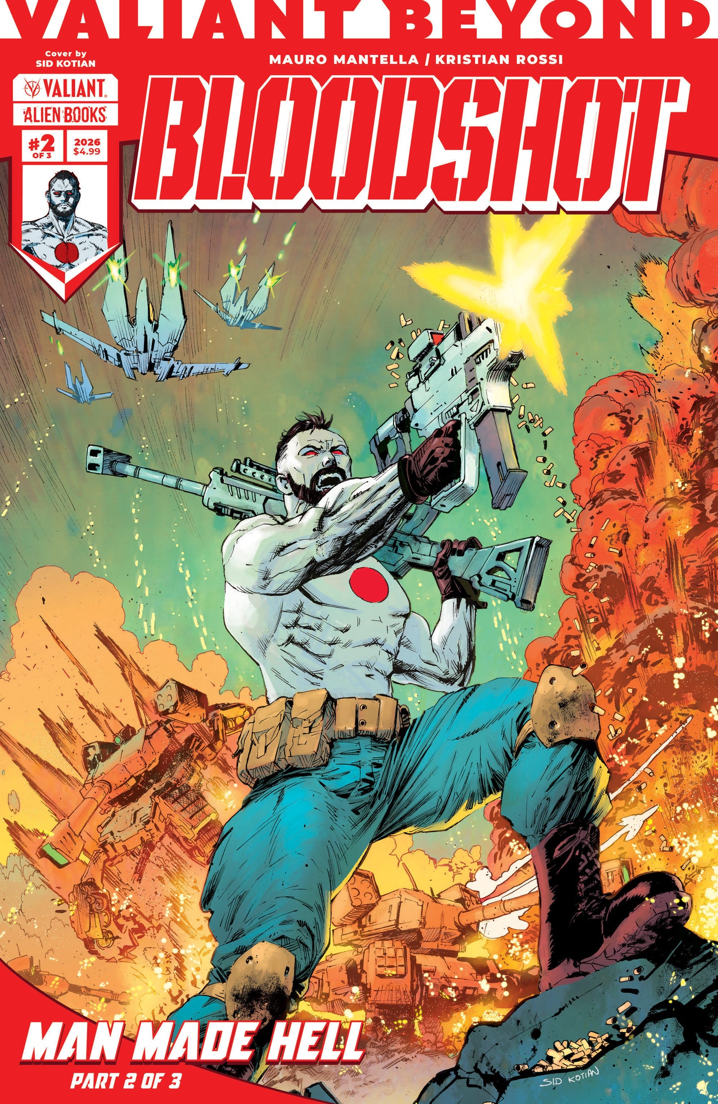 VALIANT BEYOND: BLOODSHOT #5 MAN MADE HELL #2 CVR B SID KOTIAN VAR