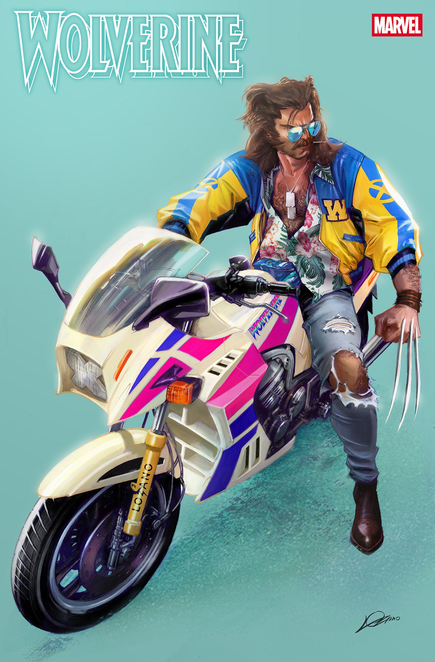 WOLVERINE #24 CVR B ALEXANDER LOZANO 80'S WOLVERINE VAR