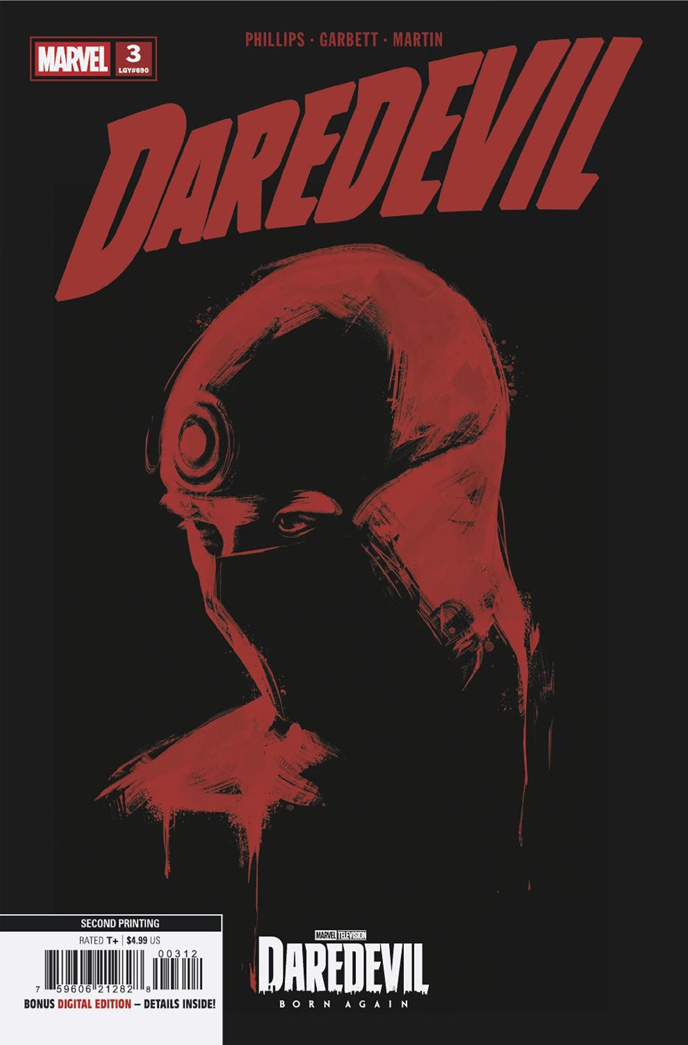 DAREDEVIL #3 2ND PTG MARVEL TELEVISION VAR