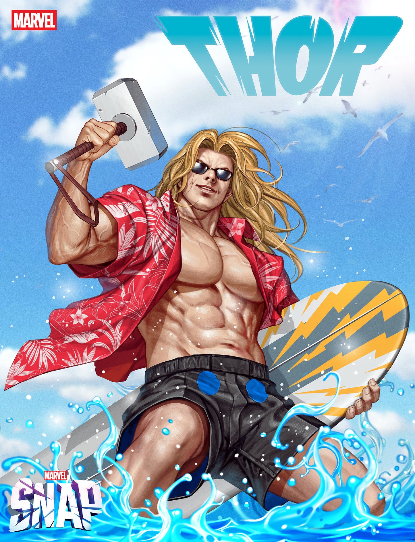 MORTAL THOR #14 THOR #800 INHYUK LEE MARVEL SNAP SWIMSUIT VARIANT