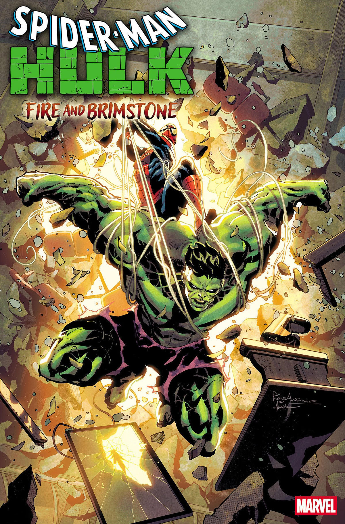 SPIDER-MAN/HULK: FIRE AND BRIMSTONE #4 ROGE ANTONIO VARIANT