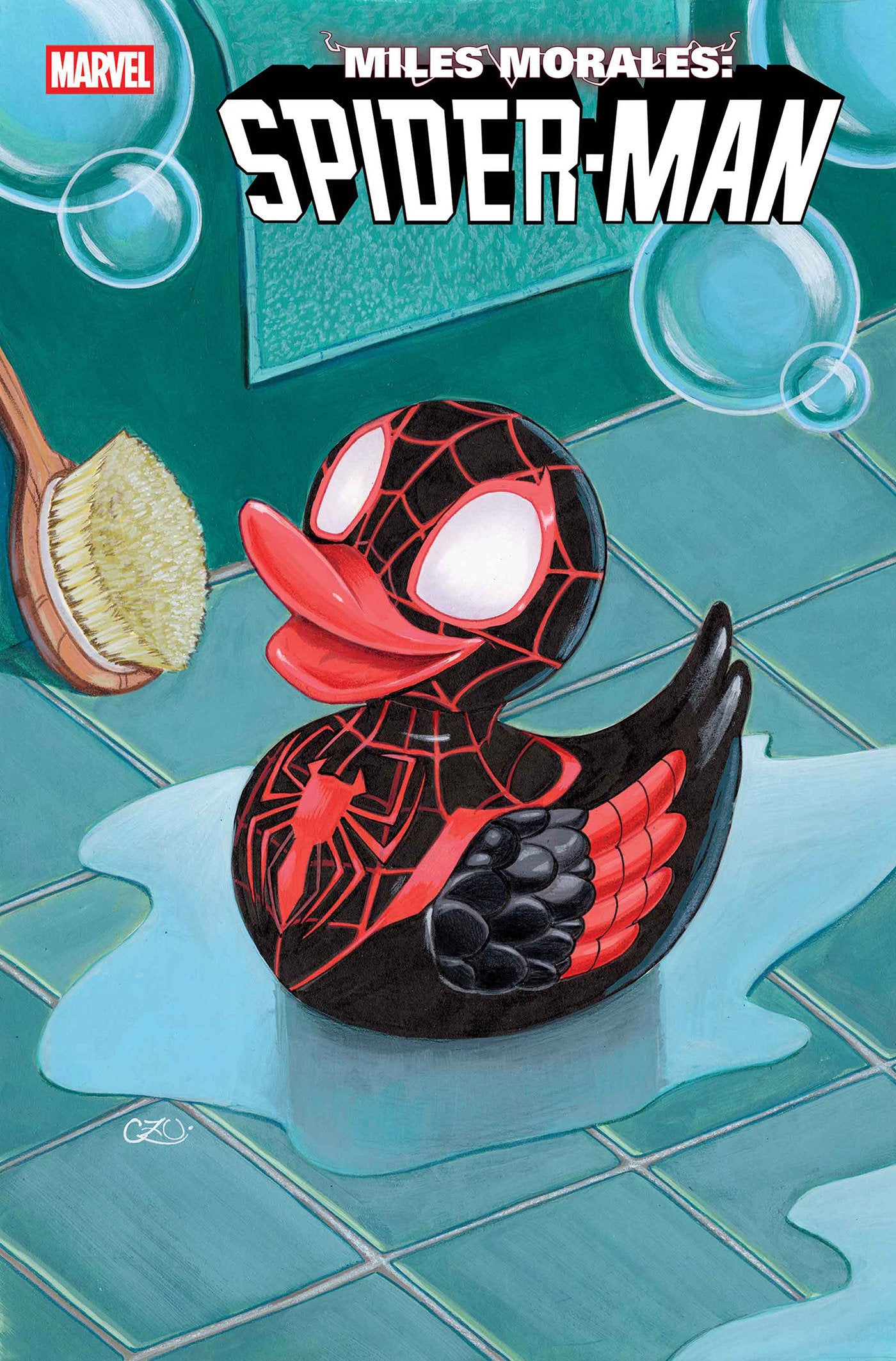 MILES MORALES: SPIDER-MAN #1 CVR E CHRISSIE ZULLO MARVEL DUCK VAR