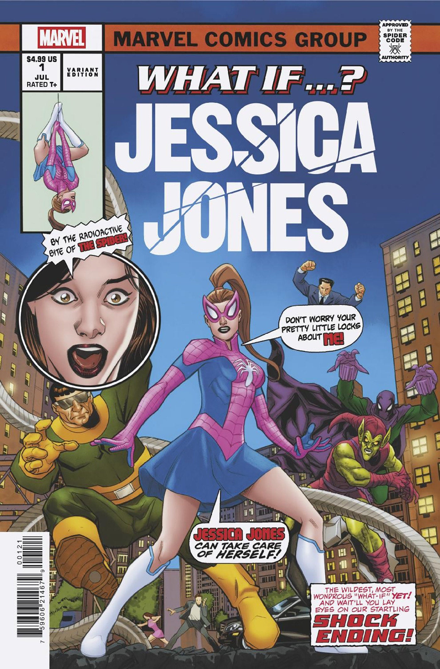 WHAT IF...? JESSICA JONES #1 CVR B DAVID MESSINA HOMAGE VAR