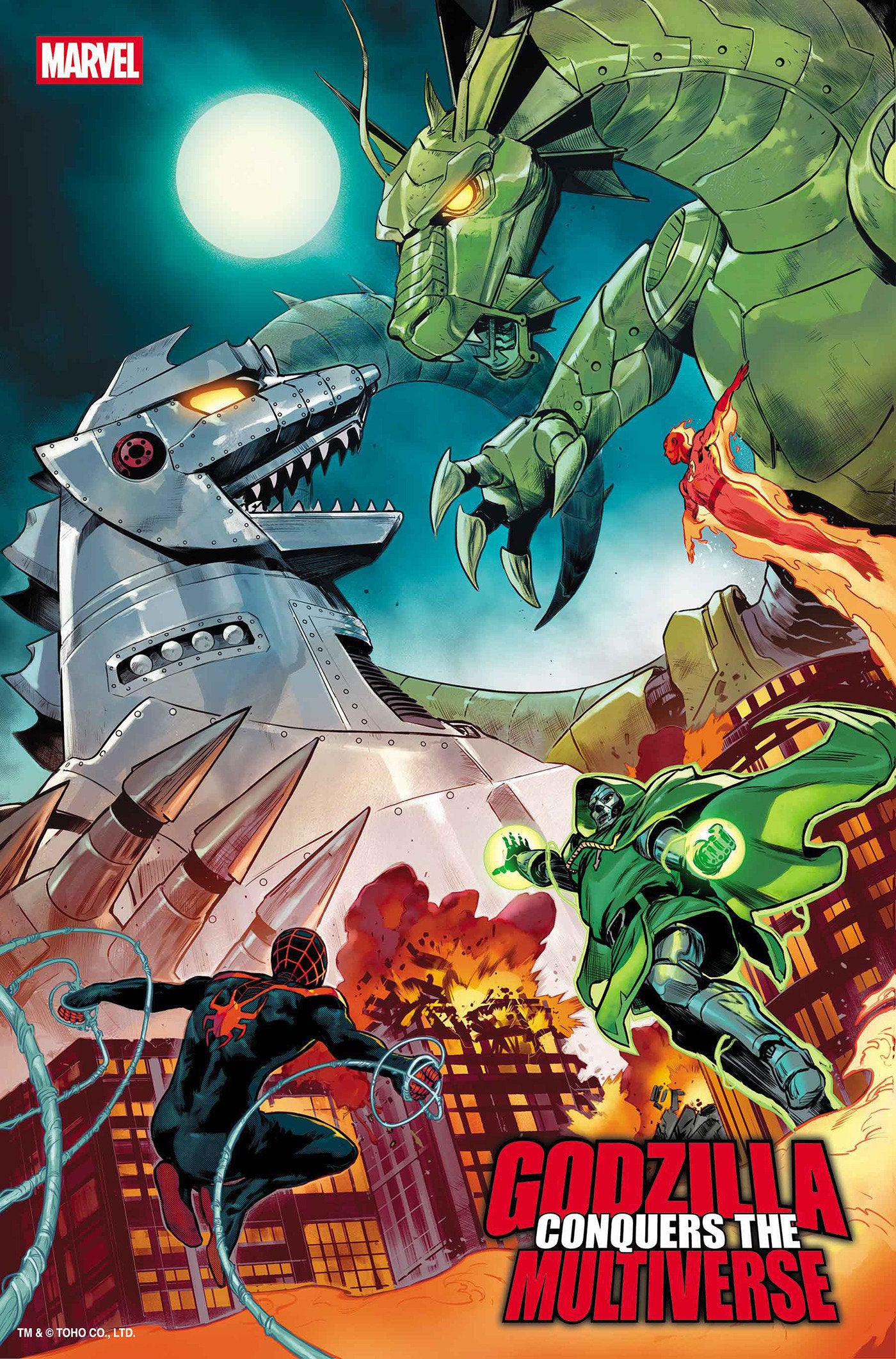 GODZILLA CONQUERS THE MULTIVERSE #1 CVR B JUAN FRIGERI FOIL VAR