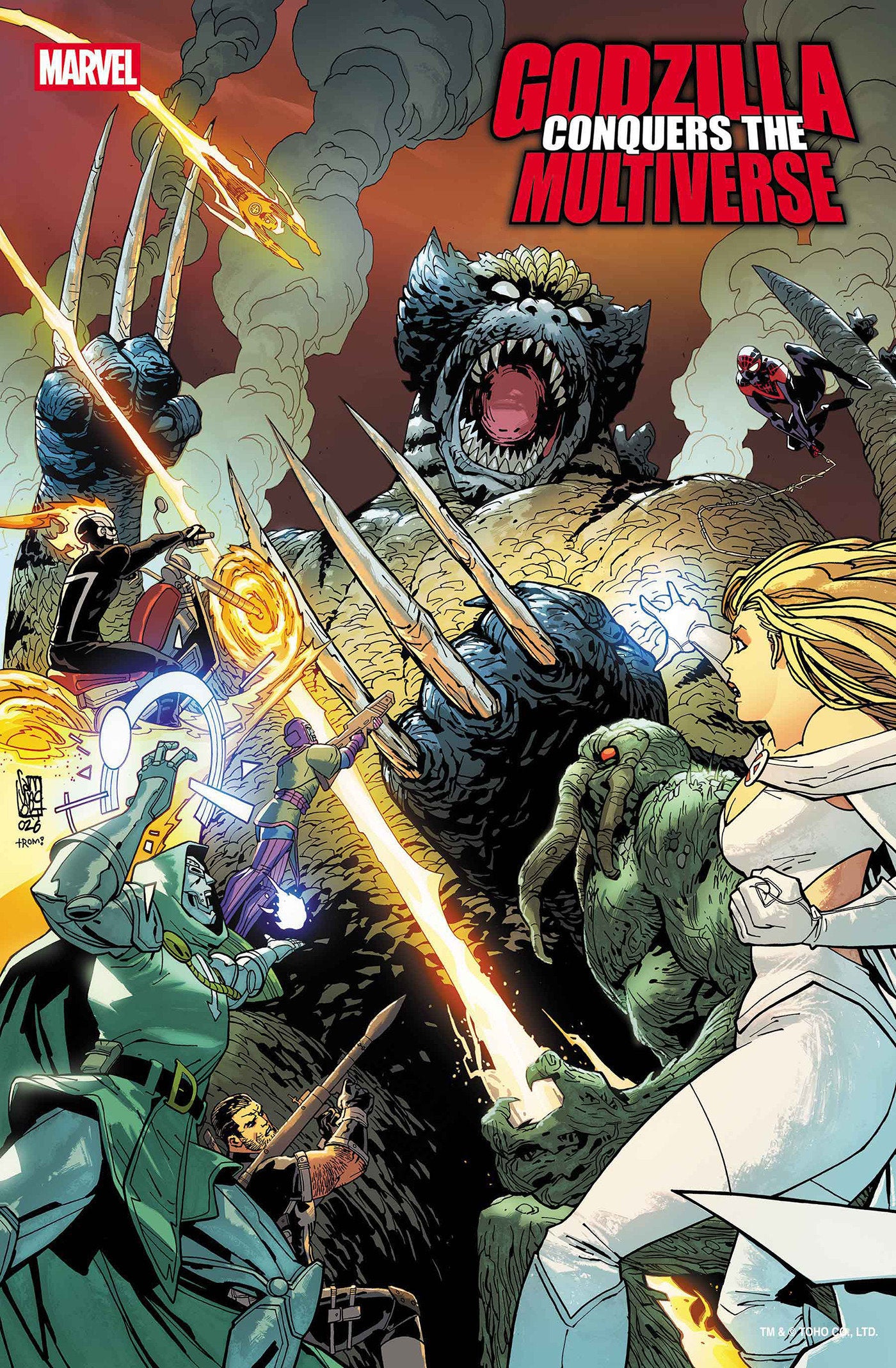 GODZILLA CONQUERS THE MULTIVERSE #1 CVR D GIUSEPPE CAMUNCOLI VAR