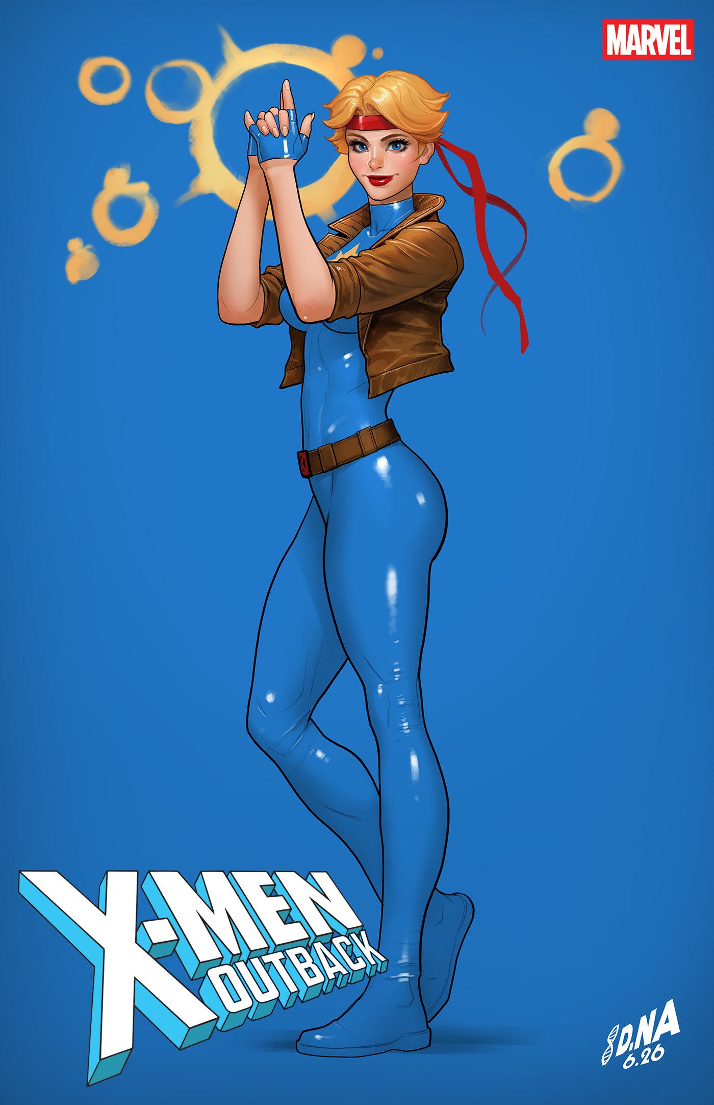X-MEN: OUTBACK #2 CVR B DAVID NAKAYAMA COLOR BLOCK BLUE VAR