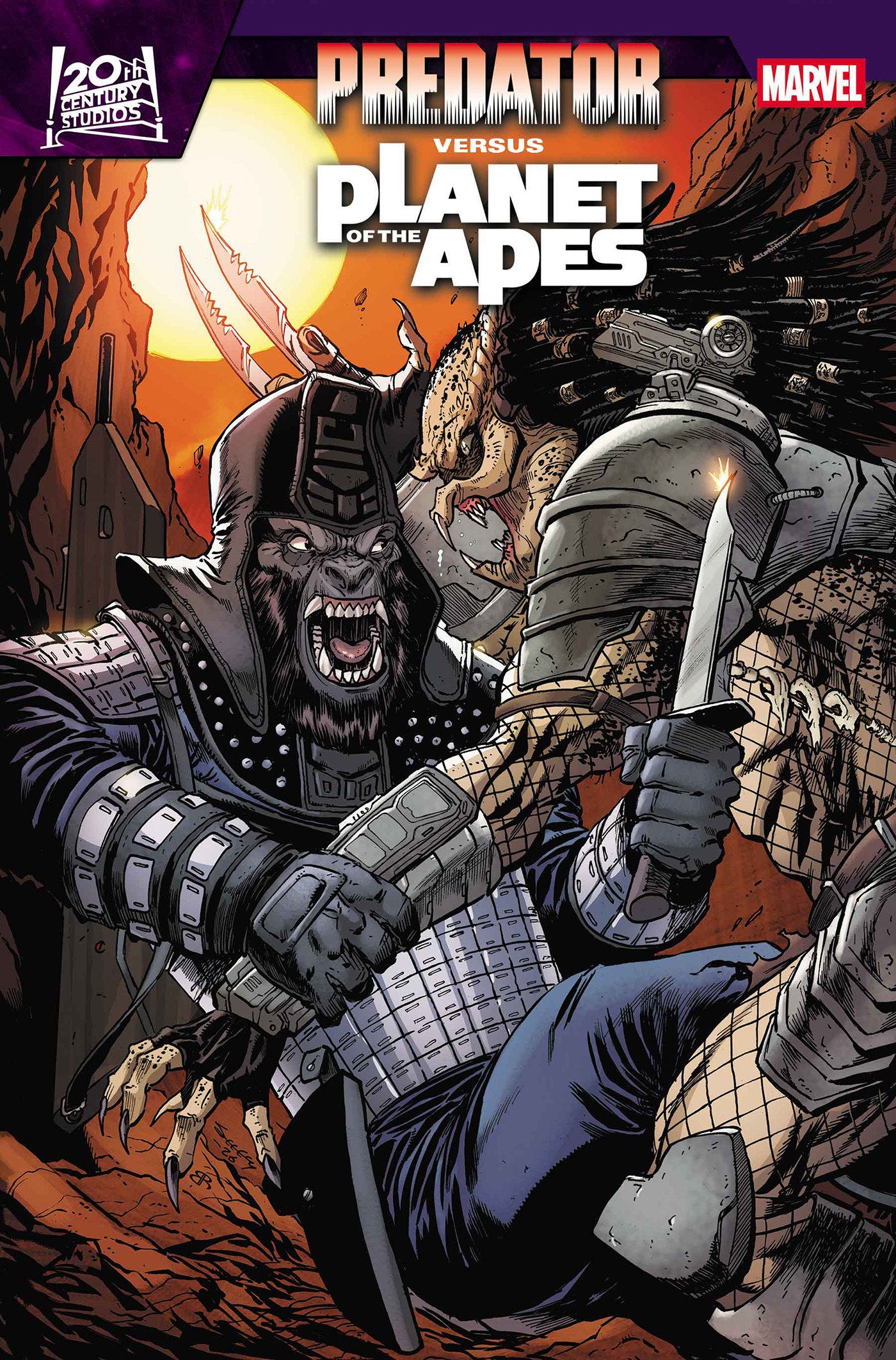 PREDATOR VS. THE PLANET OF THE APES #1 CVR D TIM SEELEY VAR