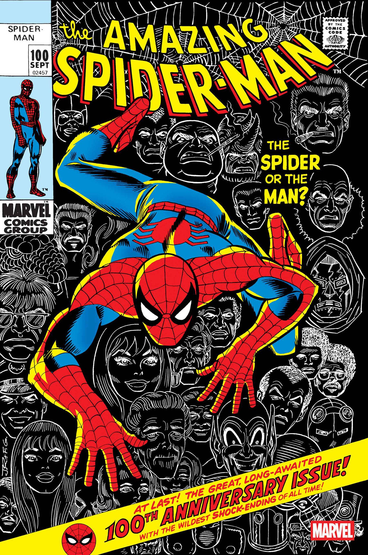 AMAZING SPIDER-MAN #100 FACSIMILE EDITION CVR A JOHN ROMITA SR.