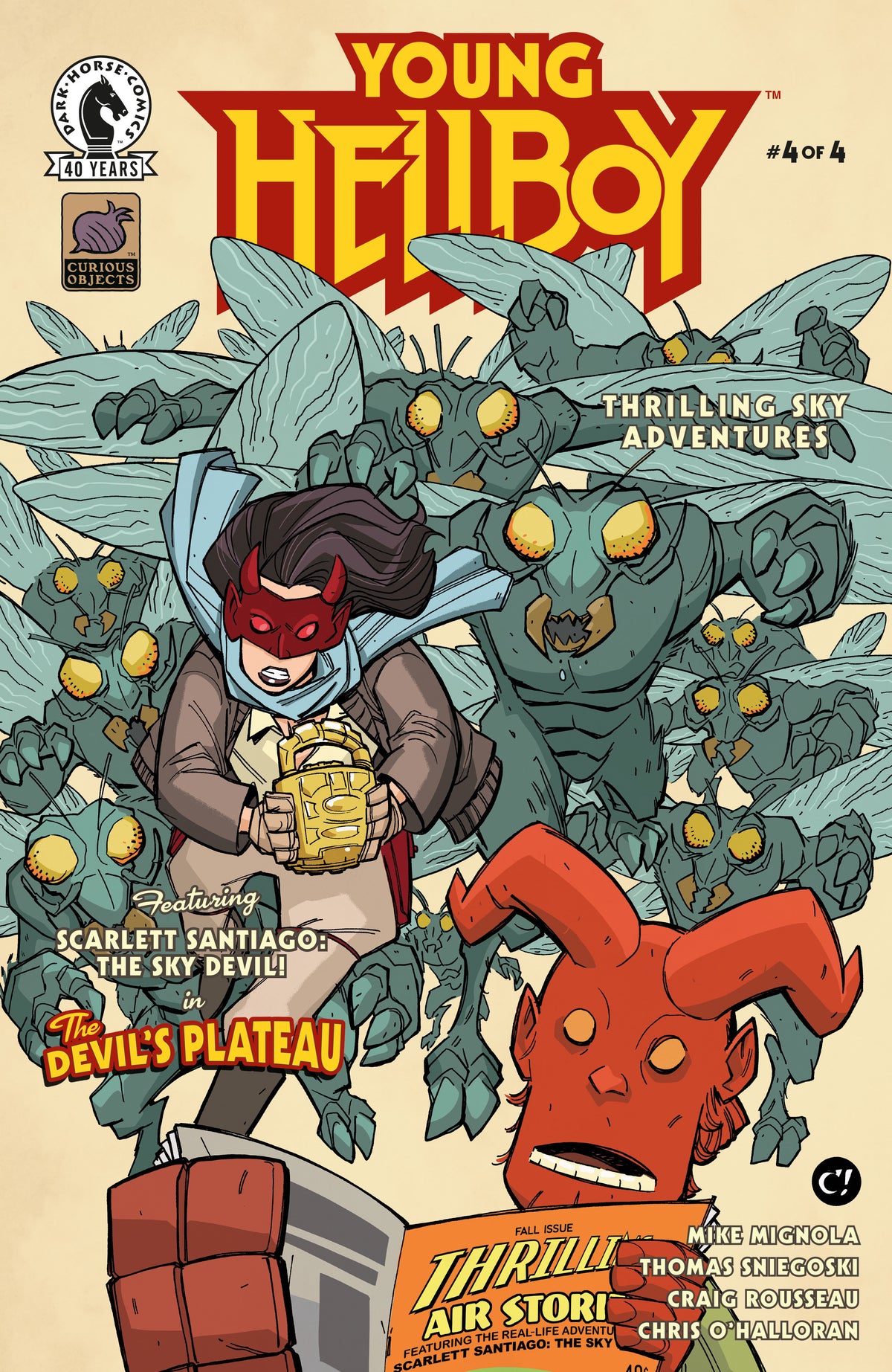 YOUNG HELLBOY: THRILLING SKY ADVENTURES #4 (CVR A) (CRAIG ROUSSEAU)