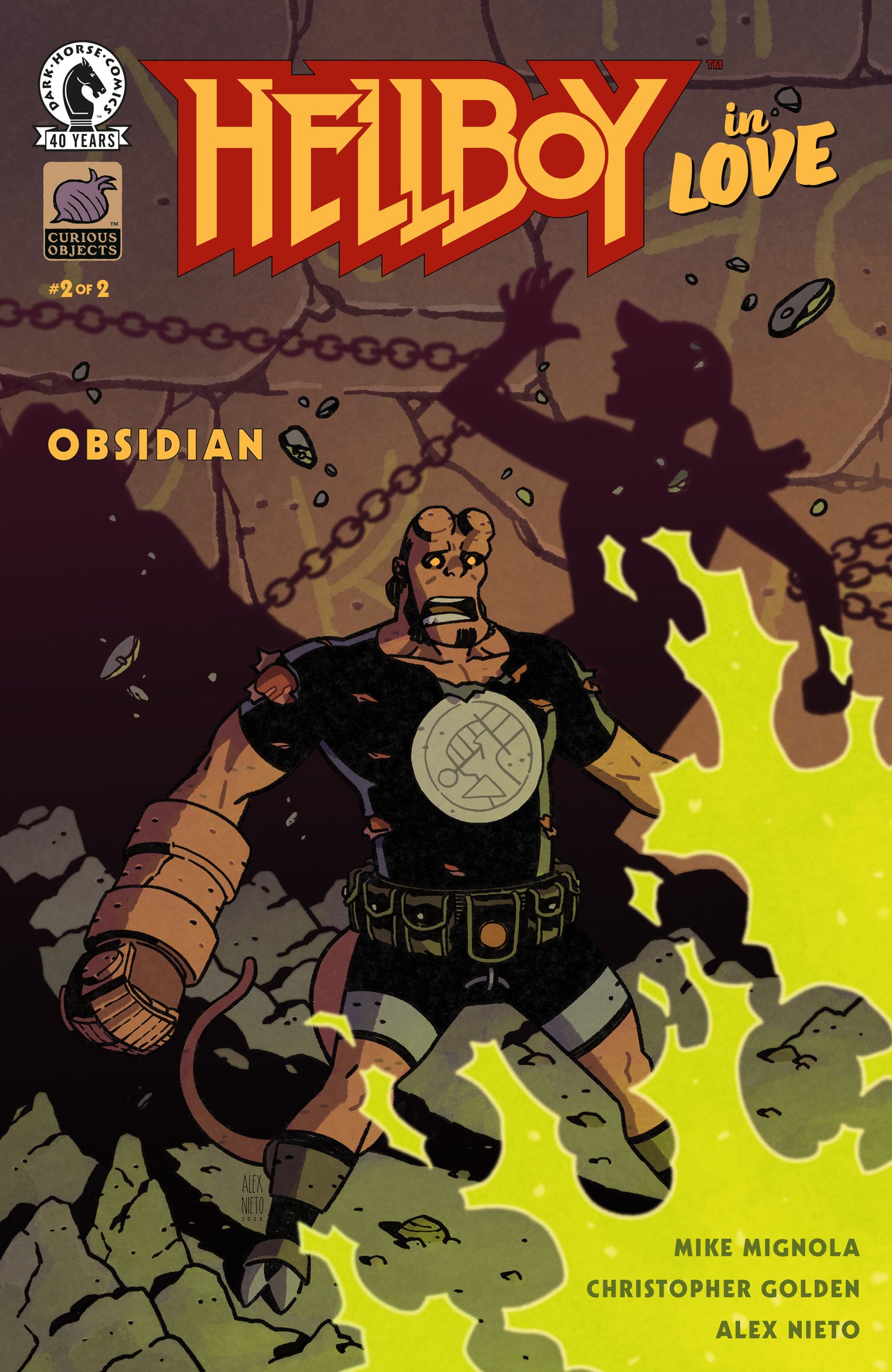 HELLBOY IN LOVE: OBSIDIAN #2 CVR A ALEX NIETO