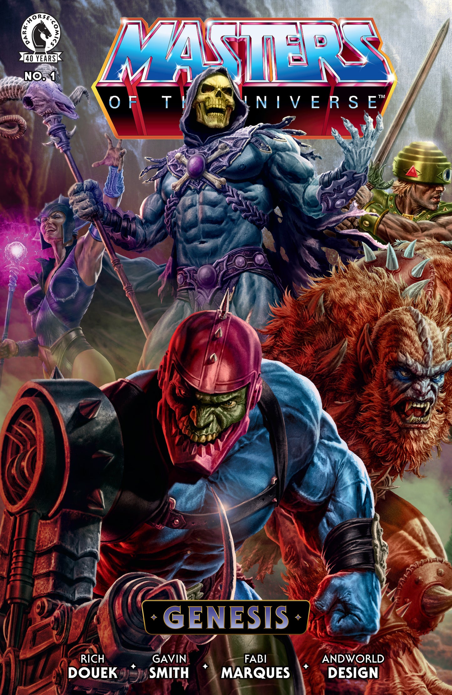MASTERS OF THE UNIVERSE GENESIS #1 CVR B LEE BERMEJO VAR