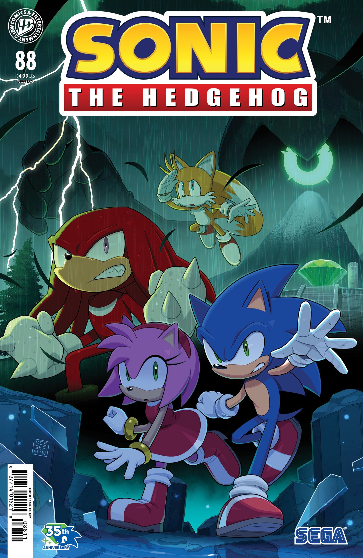 SONIC THE HEDGEHOG #88 CVR A MIN HO KIM
