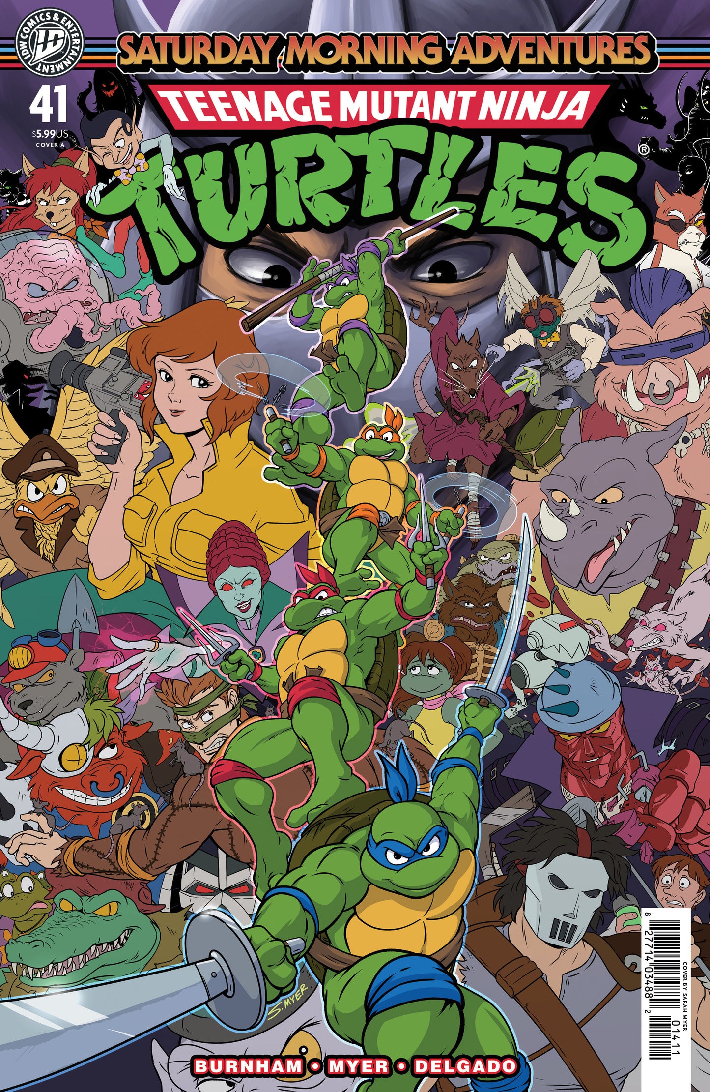 TEENAGE MUTANT NINJA TURTLES: SATURDAY MORNING ADVENTURES #41 COVER A (MYER)
