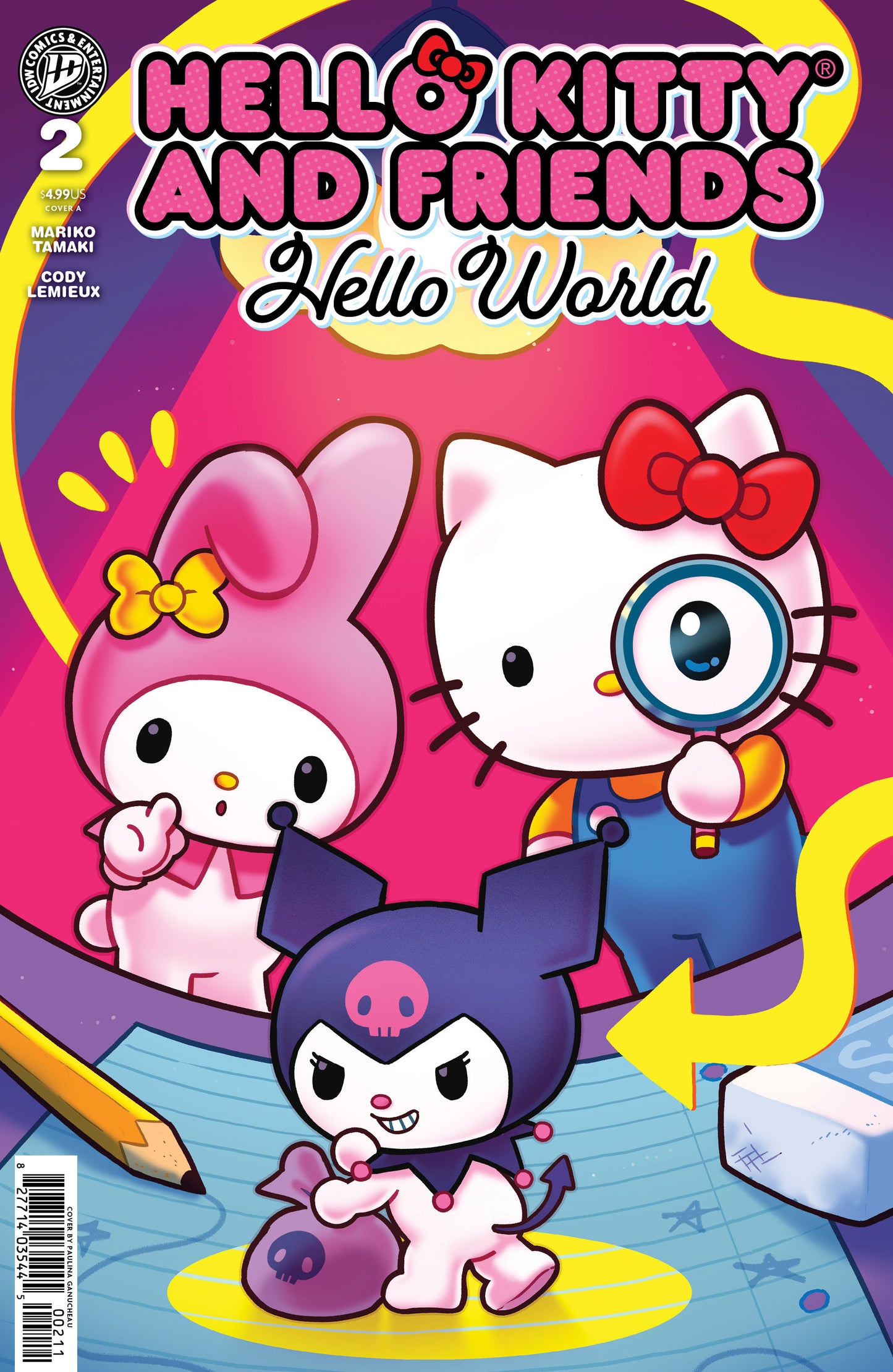 HELLO KITTY AND FRIENDS: HELLO WORLD! #2 COVER A (GANUCHEAU)