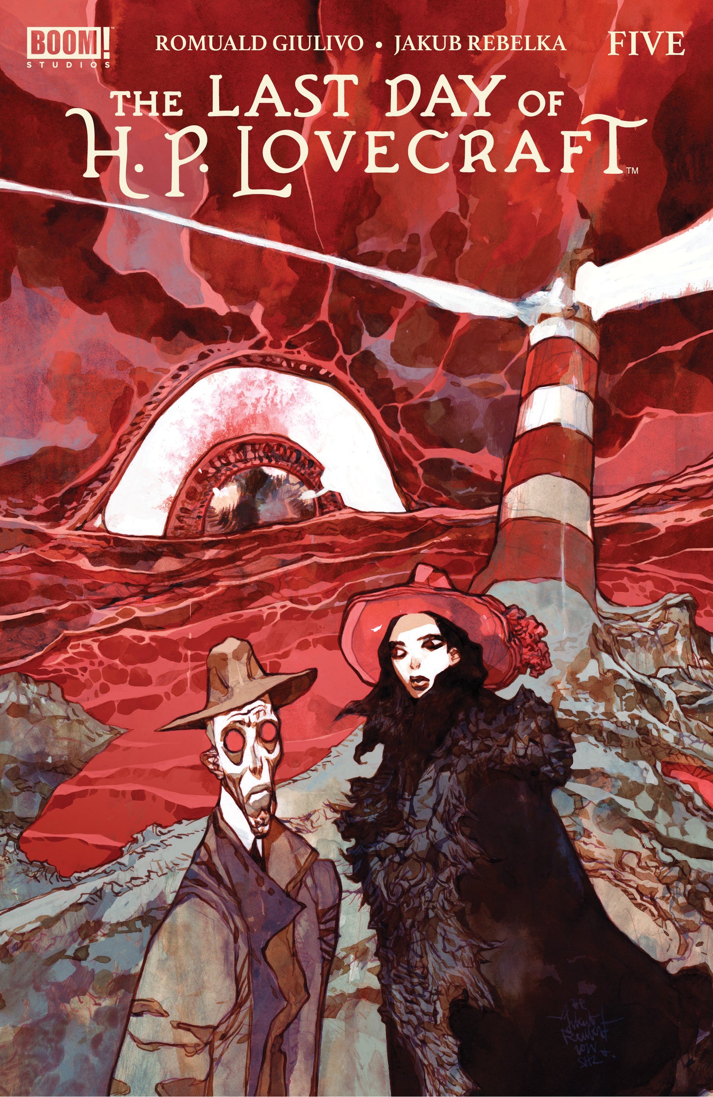 THE LAST DAY OF H.P. LOVECRAFT #5 CVR A JAKUB REBELKA