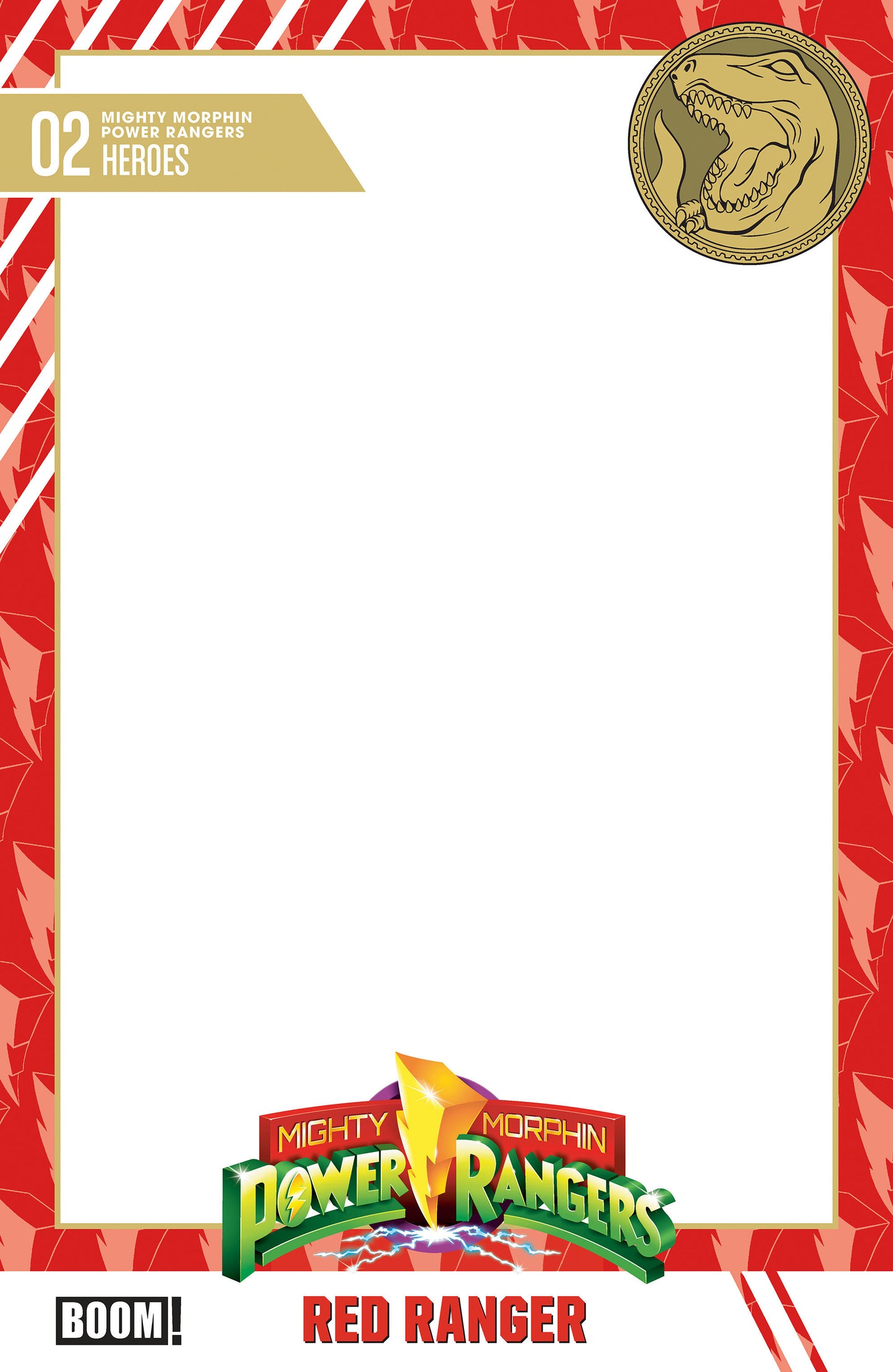 MIGHTY MORPHIN POWER RANGERS (2026) #2 CVR D TRADING CARD BLANK SKETCH VAR