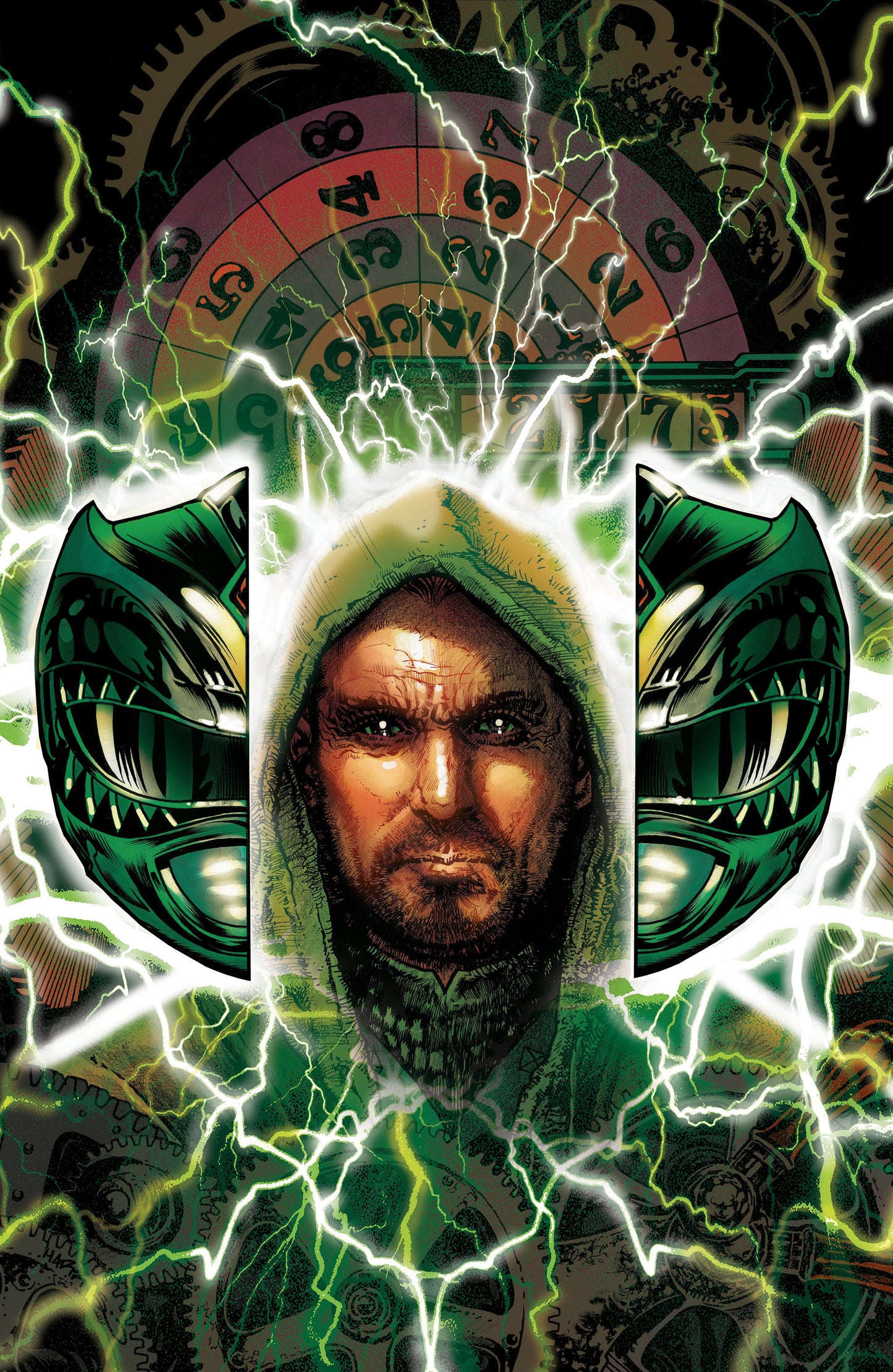 POWER RANGERS GREEN #1 CVR F TONY HARRIS FOIL VAR
