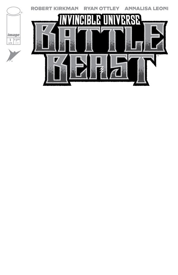 INVINCIBLE UNIVERSE BATTLE BEAST #1 CVR I BLANK SKETCH CVR