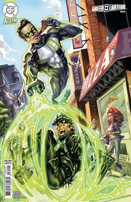 GREEN LANTERN #34 CVR D CHRIS CAMPANA CARD STOCK VAR