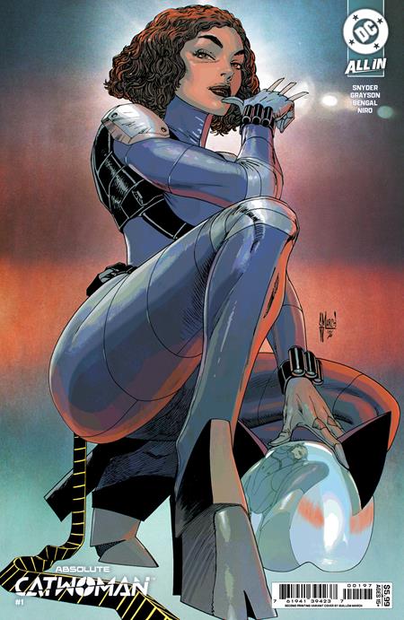 ABSOLUTE CATWOMAN #1 (OF 6) 2ND PTG CVR B GUILLEM MARCH CARD STOCK VAR
