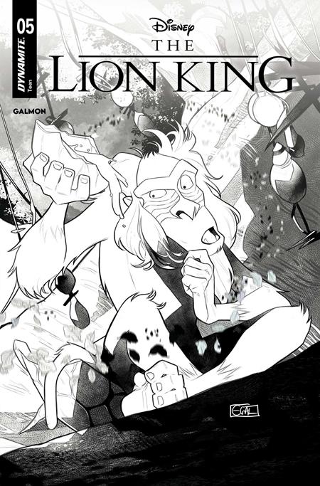 LION KING #5 CVR I FOC BONUS EDWIN GALMON LINE ART VAR