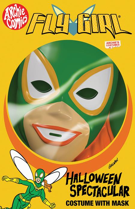 ARCHIES HALLOWEEN SPECTACULAR (ONE SHOT) CVR F BILL GALVAN FOIL FLY-GIRL MASK VAR