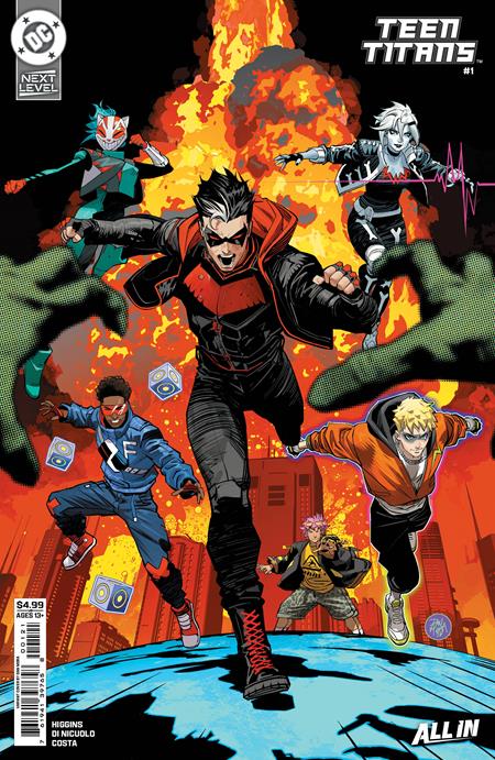 TEEN TITANS #1 CVR B DAN MORA CARD STOCK VAR