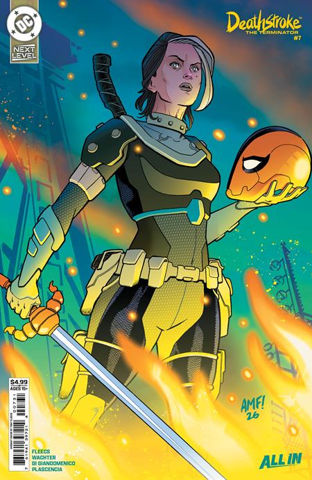 DEATHSTROKE THE TERMINATOR #7 CVR C TONY FLEECS CARD STOCK VAR