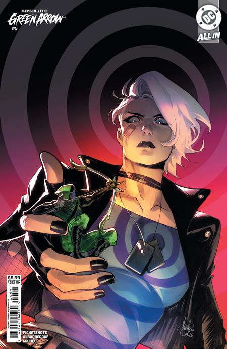 ABSOLUTE GREEN ARROW #5 (OF 6) CVR D MIRKA ANDOLFO CARD STOCK VAR