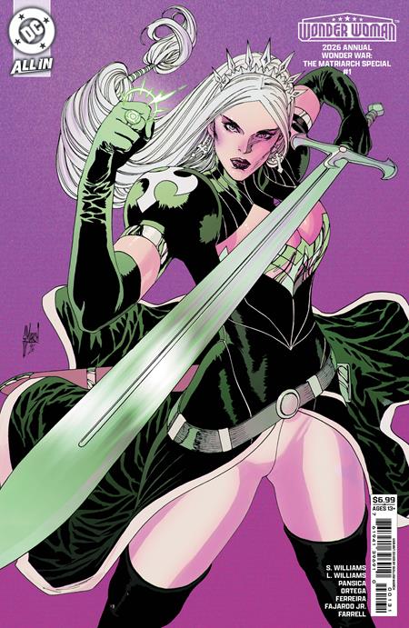 WONDER WOMAN 2026 ANNUAL WONDER WAR THE MATRIARCH SPECIAL #1 (ONE SHOT) CVR C GUILLEM MARCH CARD STOCK VAR