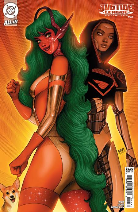 JUSTICE LEAGUE UNLIMITED #23 CVR C NATHAN SZERDY CARD STOCK VAR