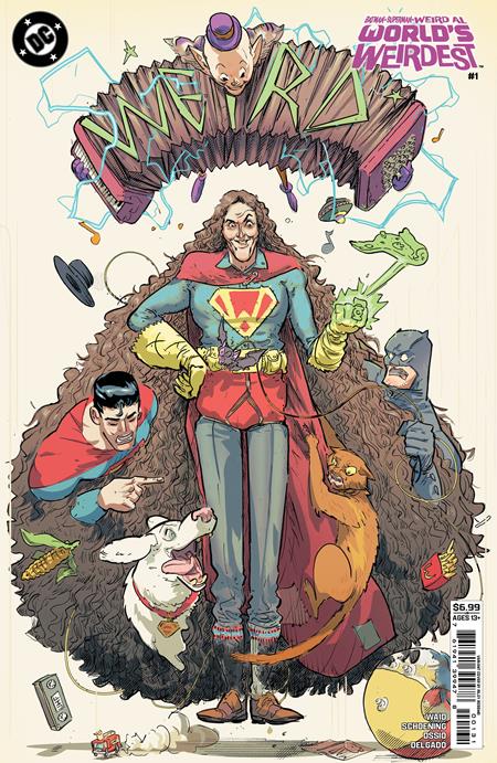 BATMAN SUPERMAN WEIRD AL WORLDS WEIRDEST #1 (ONE SHOT) CVR C RILEY ROSSMO CARD STOCK VAR