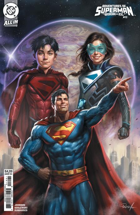ADVENTURES OF SUPERMAN BOOK OF EL #12 (OF 12) CVR B LUCIO PARRILLO CARD STOCK VAR