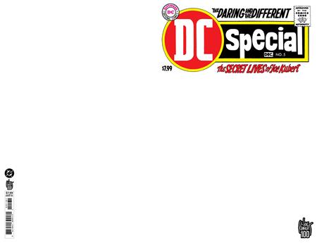 DC SPECIAL #5 FACSIMILE EDITION CVR C BLANK CARD STOCK VAR