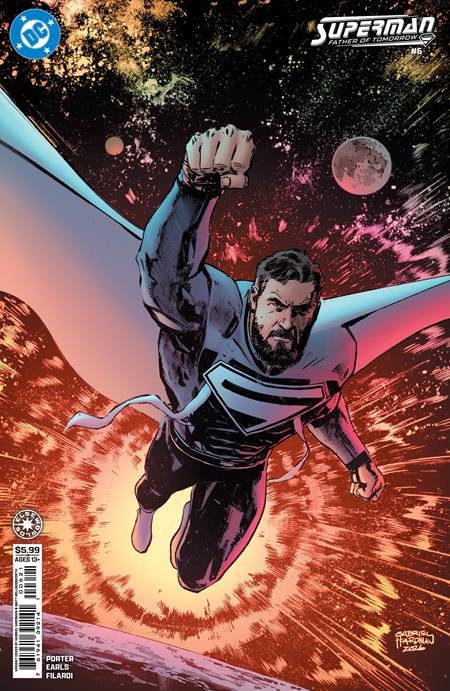 SUPERMAN FATHER OF TOMORROW #6 (OF 6) CVR B GABRIEL HARDMAN CARD STOCK VAR