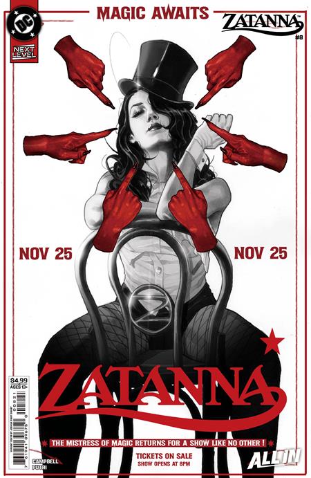 ZATANNA (2026) #8 CVR B JOSHUA SWAY SWABY CARD STOCK VAR