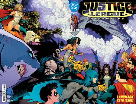JUSTICE LEAGUE UNLIMITED #25 CVR A DAN MORA WRAPAROUND