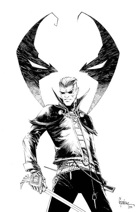 SPAWN THE CURSE OF SHERLEE JOHNSON #5 CVR C JONATHAN GLAPION B&W VIRGIN VAR