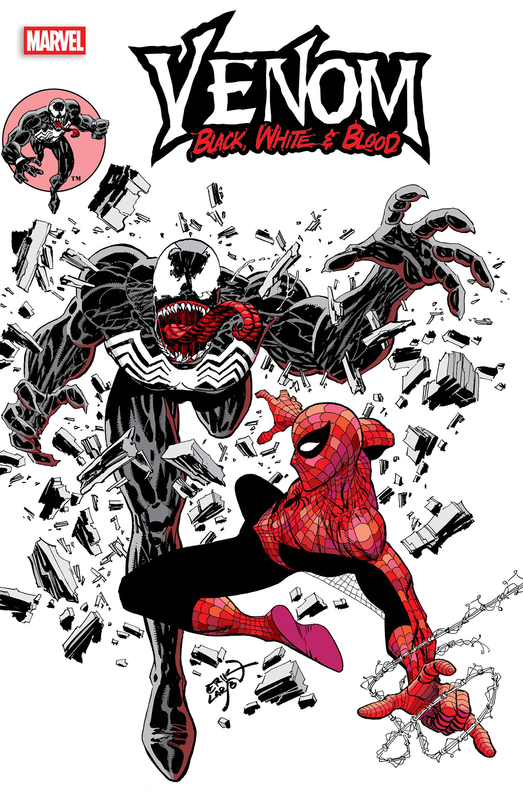 VENOM BLACK WHITE & BLOOD #2 ERIK LARSEN VAR