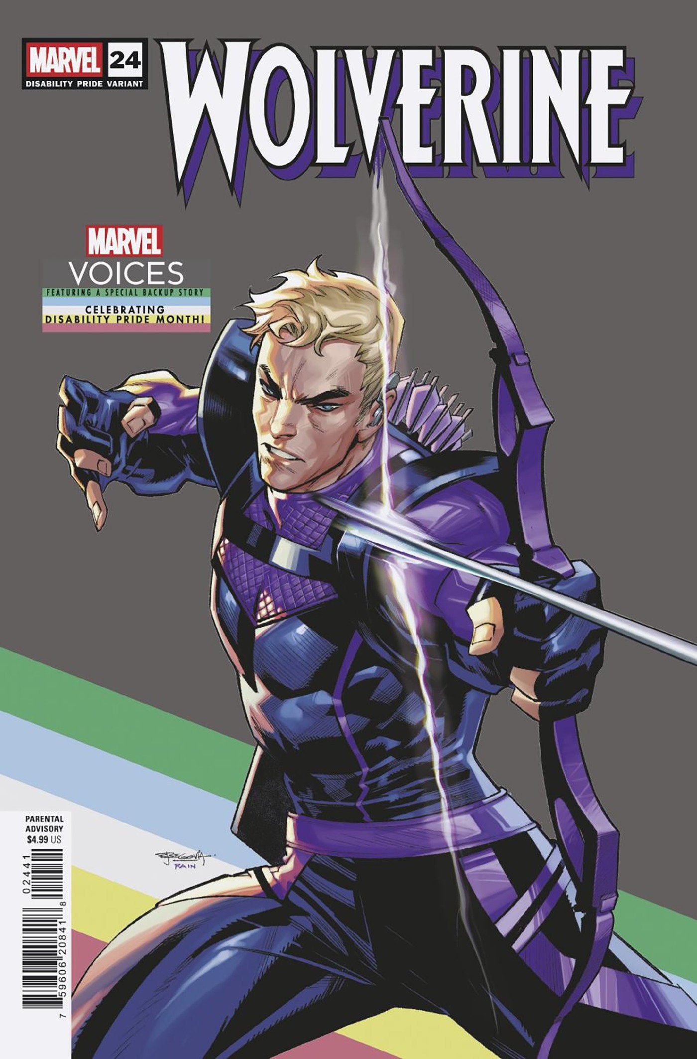 WOLVERINE #24 CVR D STEPHEN SEGOVIA DISABILITY PRIDE VAR